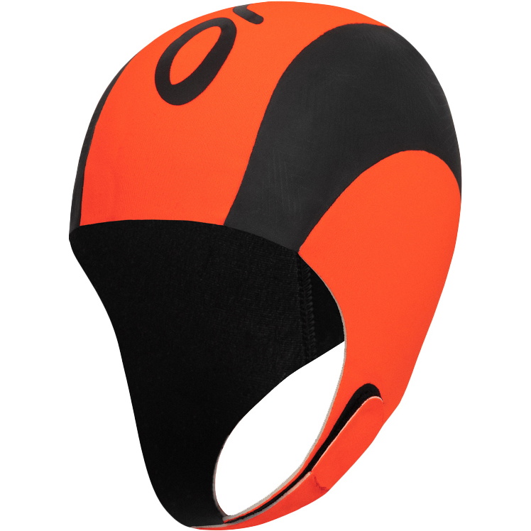 2026 Orca Neoprene Swim Cap GVBATT54 - Hi-Vis Orange